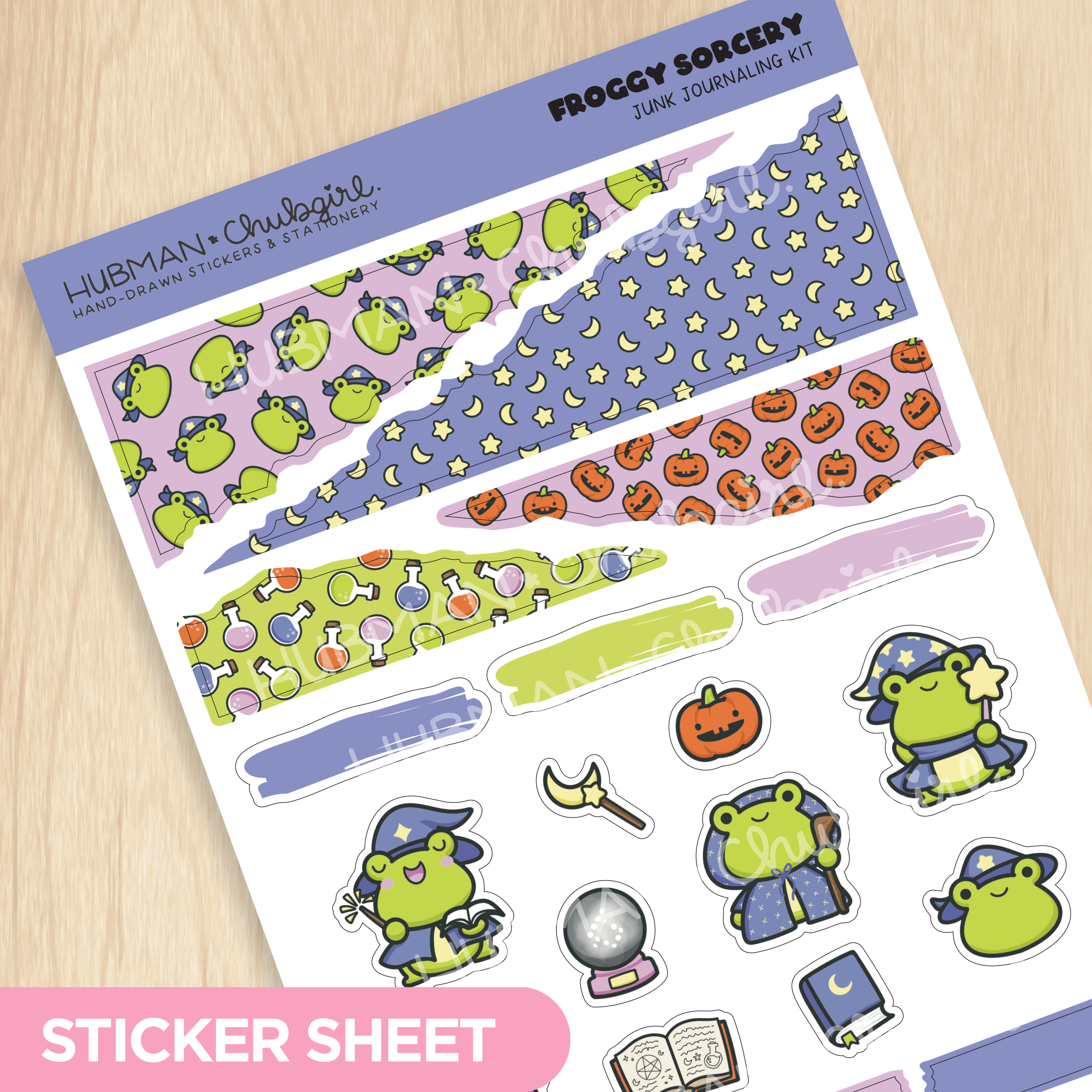 Froggy Sorcery Junk Journaling Kit