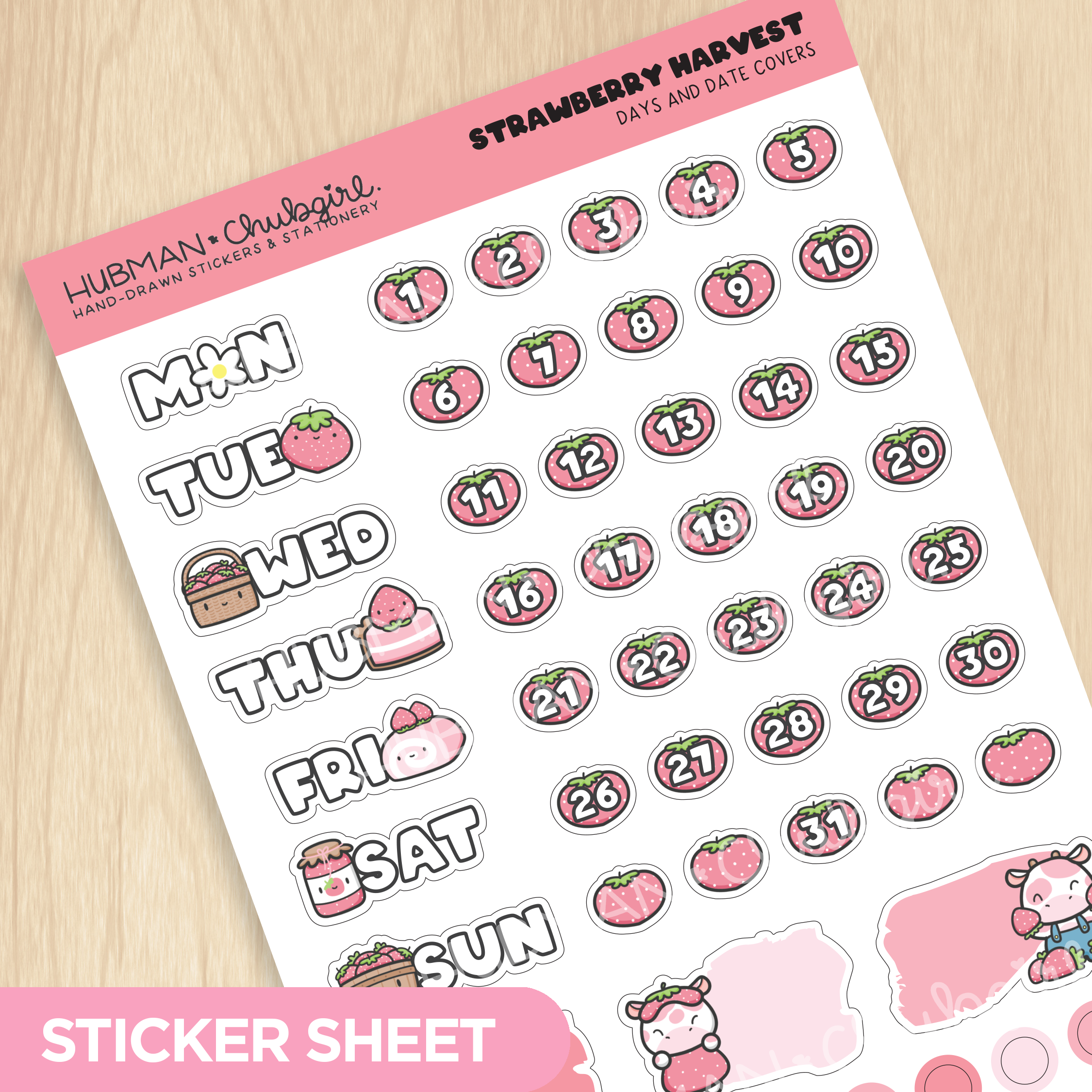 Strawberry Harvest Days and Date Covers