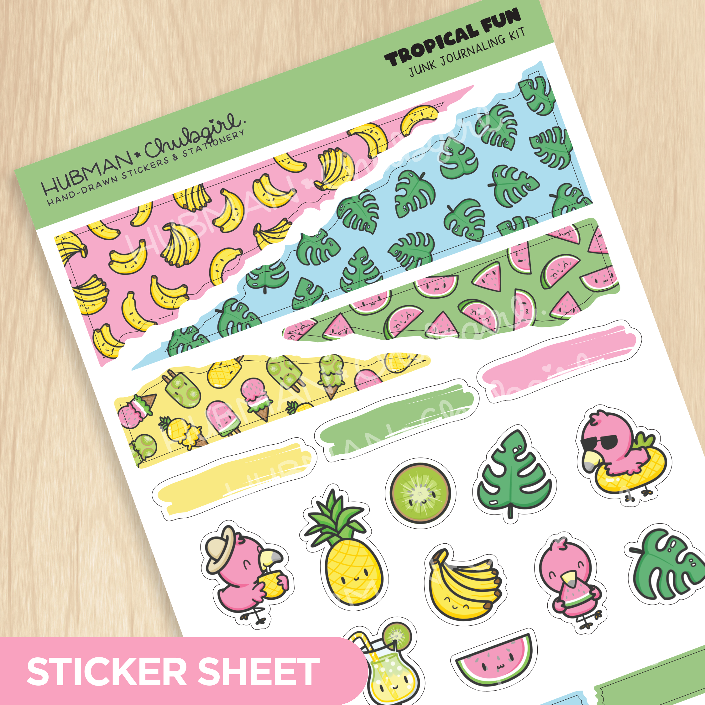 Tropical Fun Junk Journaling Kit
