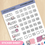 Stationery Buddies Days and Date Covers