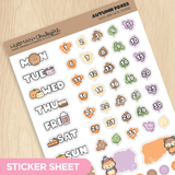 Autumn Foxes Days and Date Covers