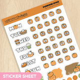 Pumpkin Spice Days and Date Covers