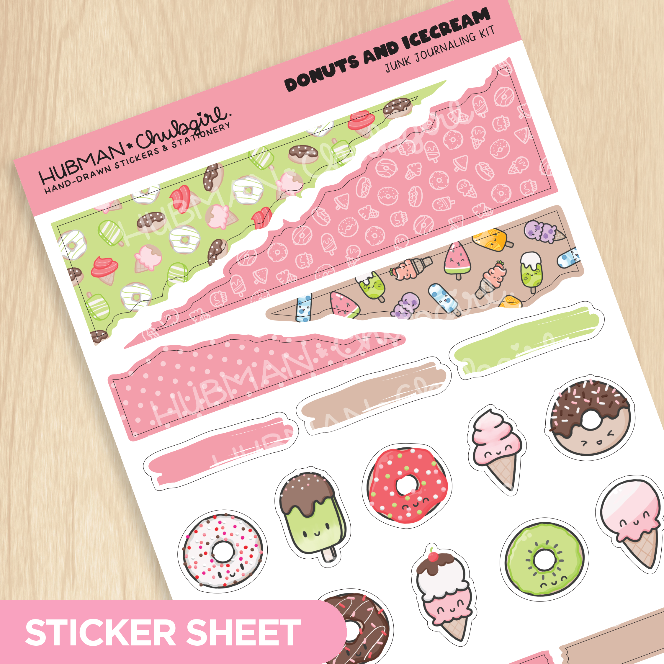 Donuts and Icecream Journaling Kit