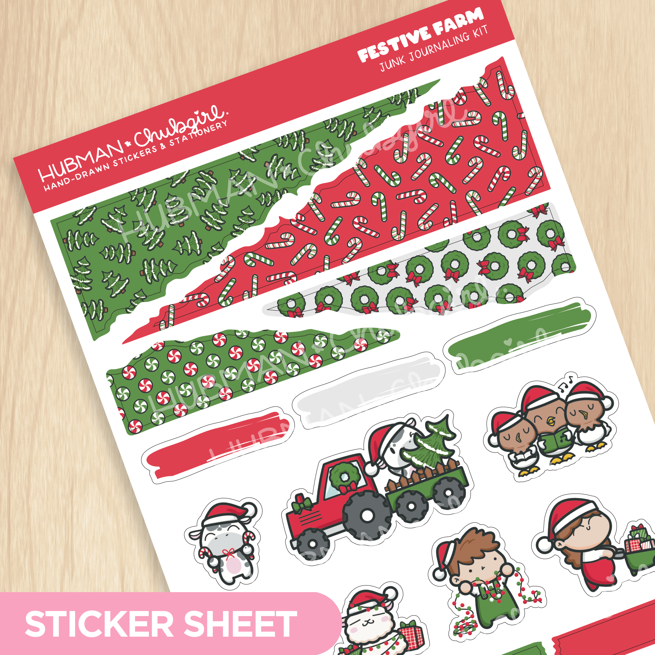 Festive Farm Junk Journaling Kit