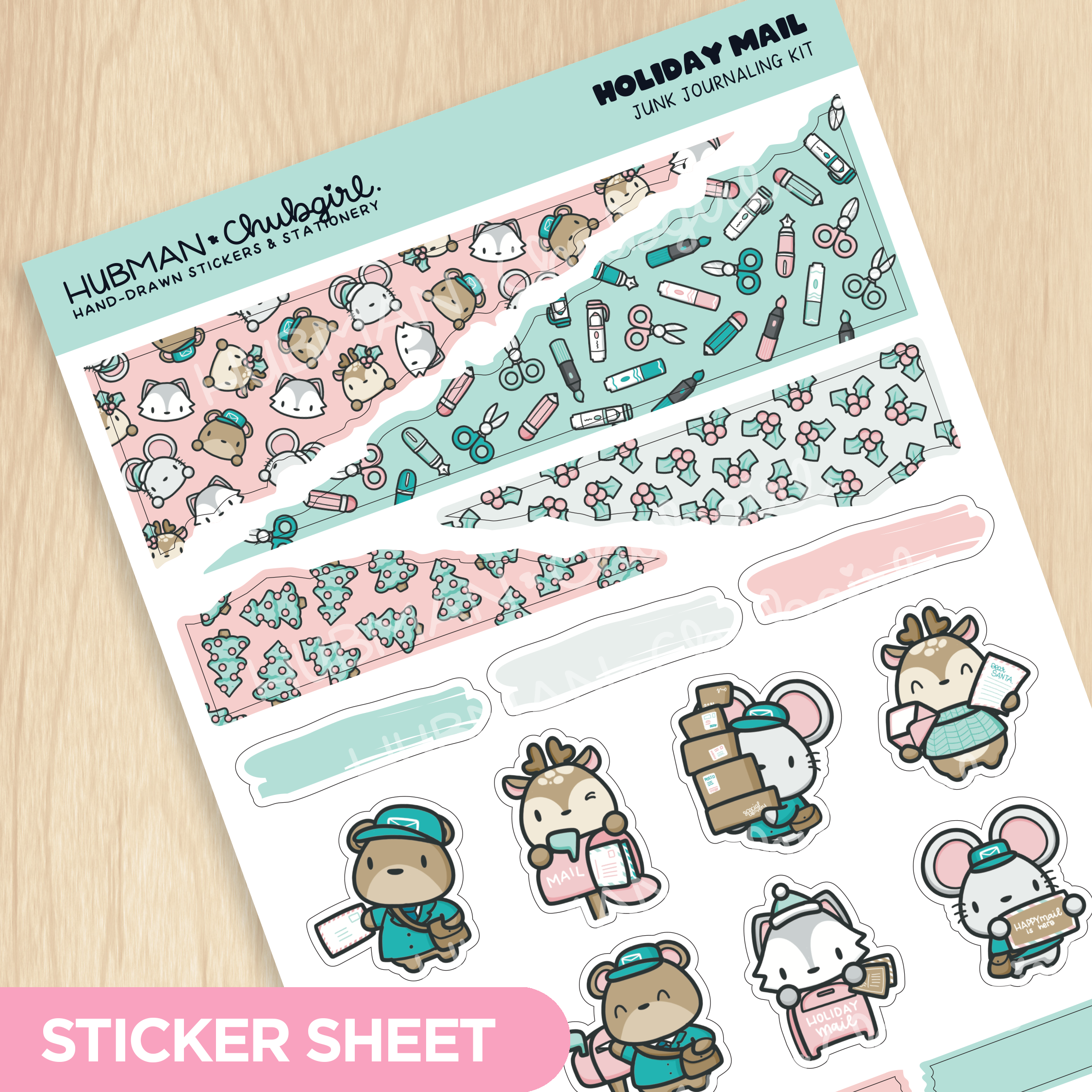 Holiday Happy Mail Junk Journaling Kit