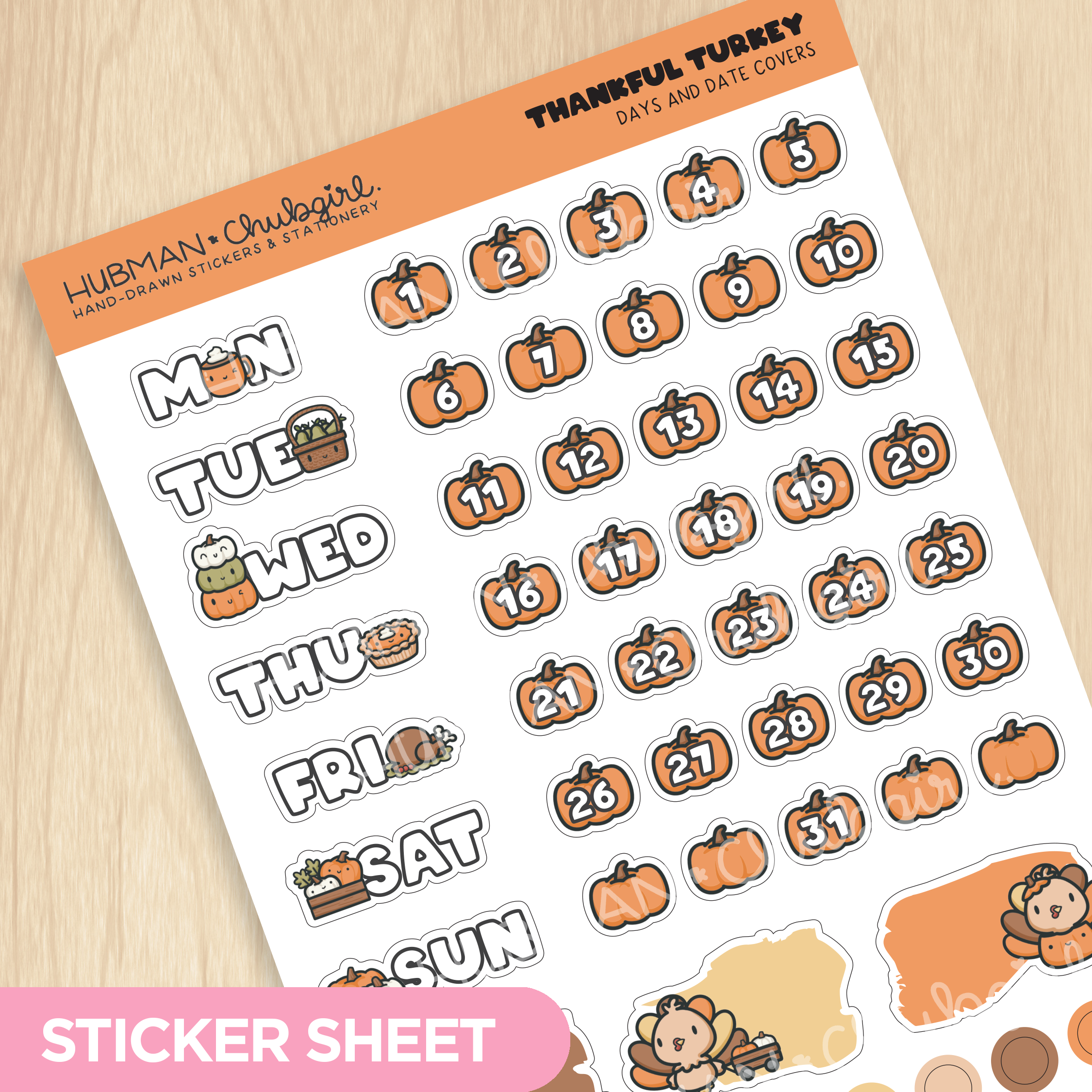 Thankful Turkey Date and Covers