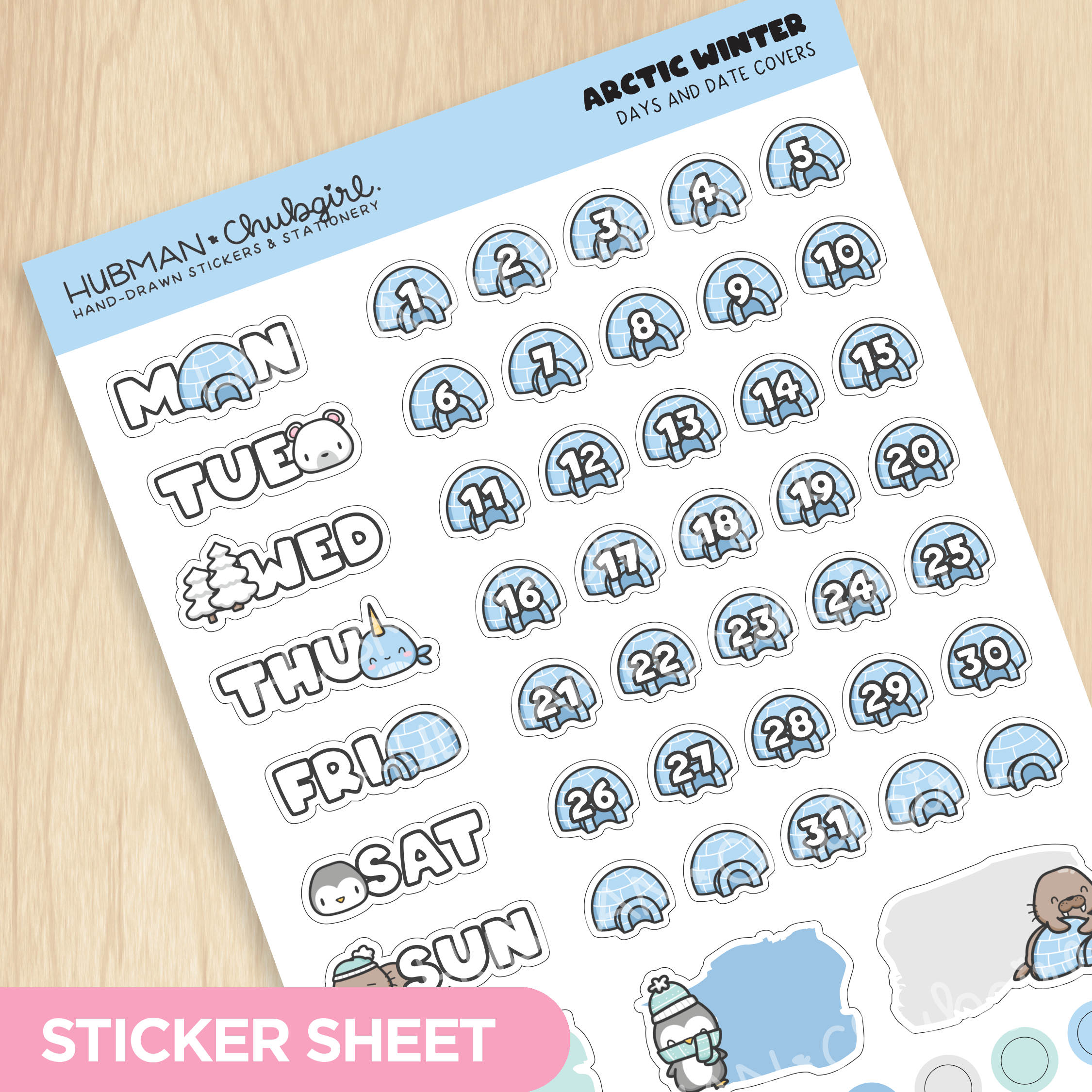 Arctic Winter Days and Date Covers