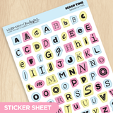 Beach Time Ransom Letters