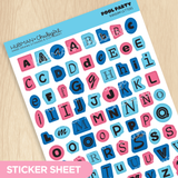 Pool Party Ransom Letters