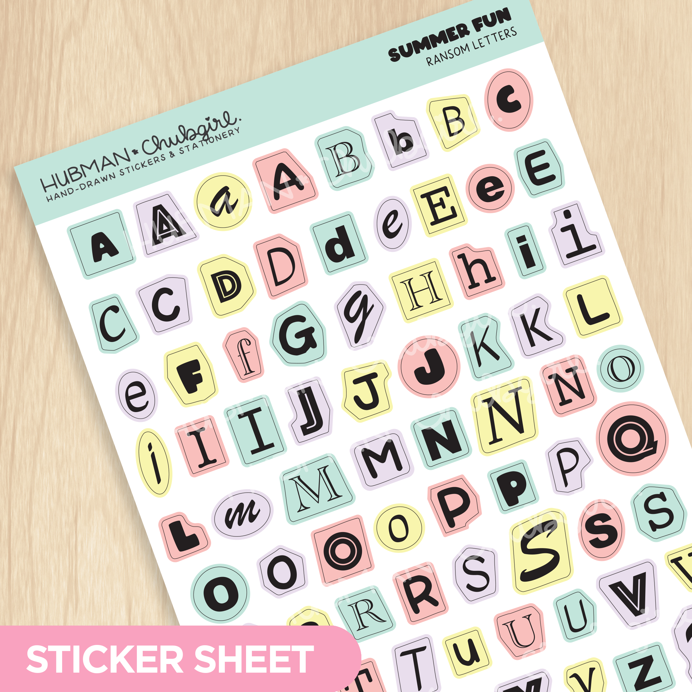 Summer Mermaids Ransom Letters