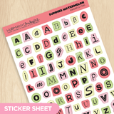 Summer Watermelon Ransom Letters