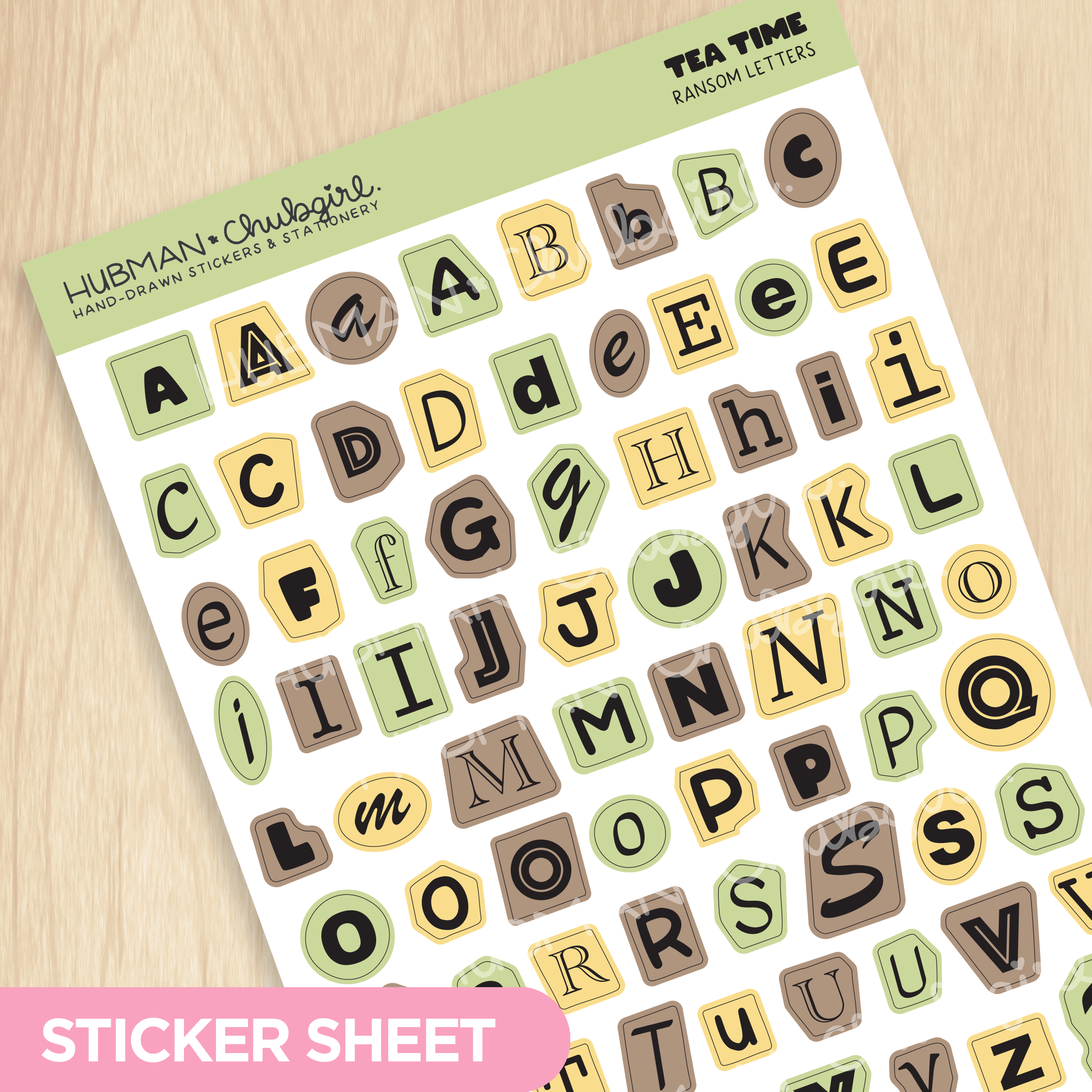 Tea Time Ransom Letters