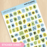 Back To School Ransom Letters