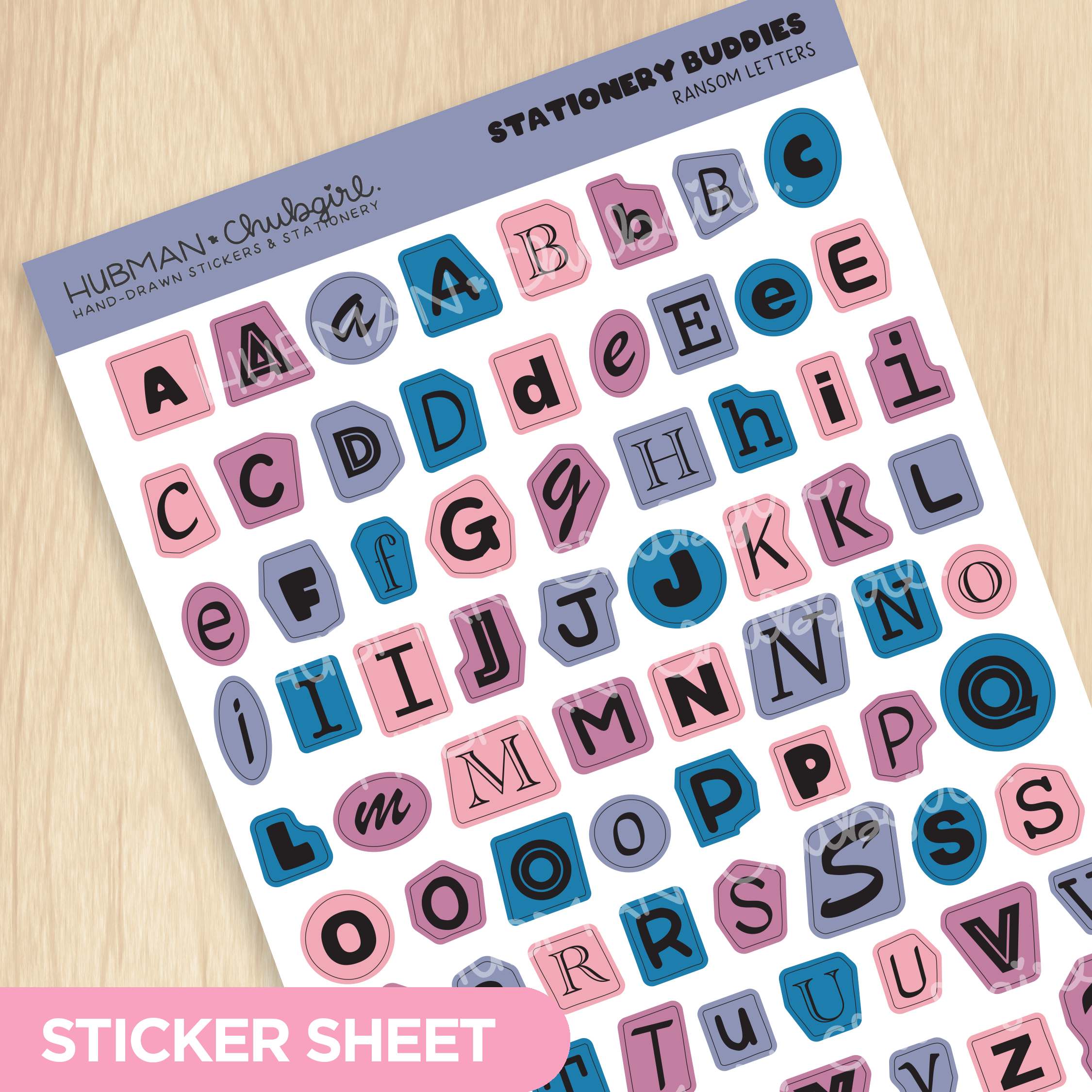 Stationery Buddies Ransom Letters