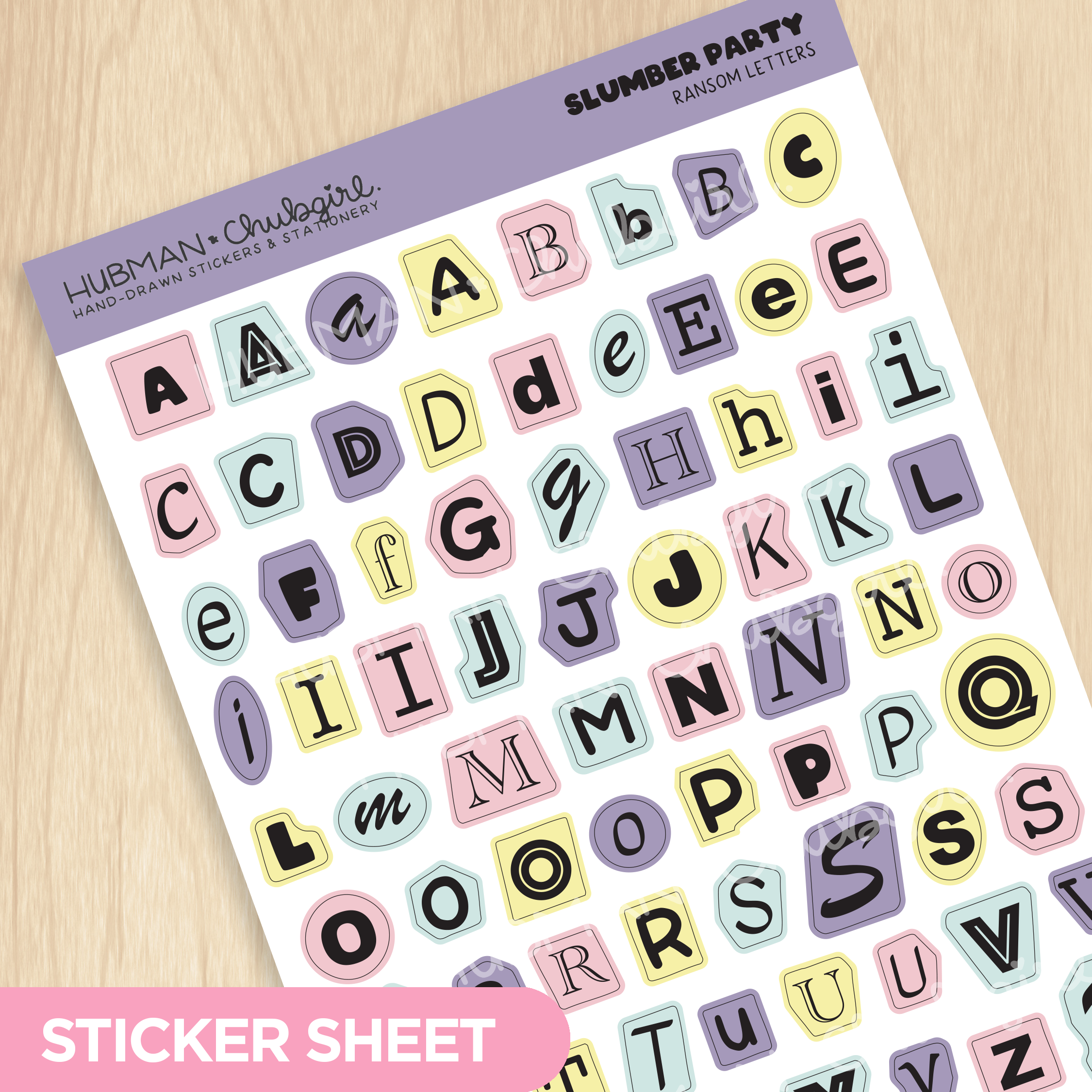 Slumber Party Ransom Letters