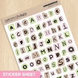Gingerbread Ransom Letters