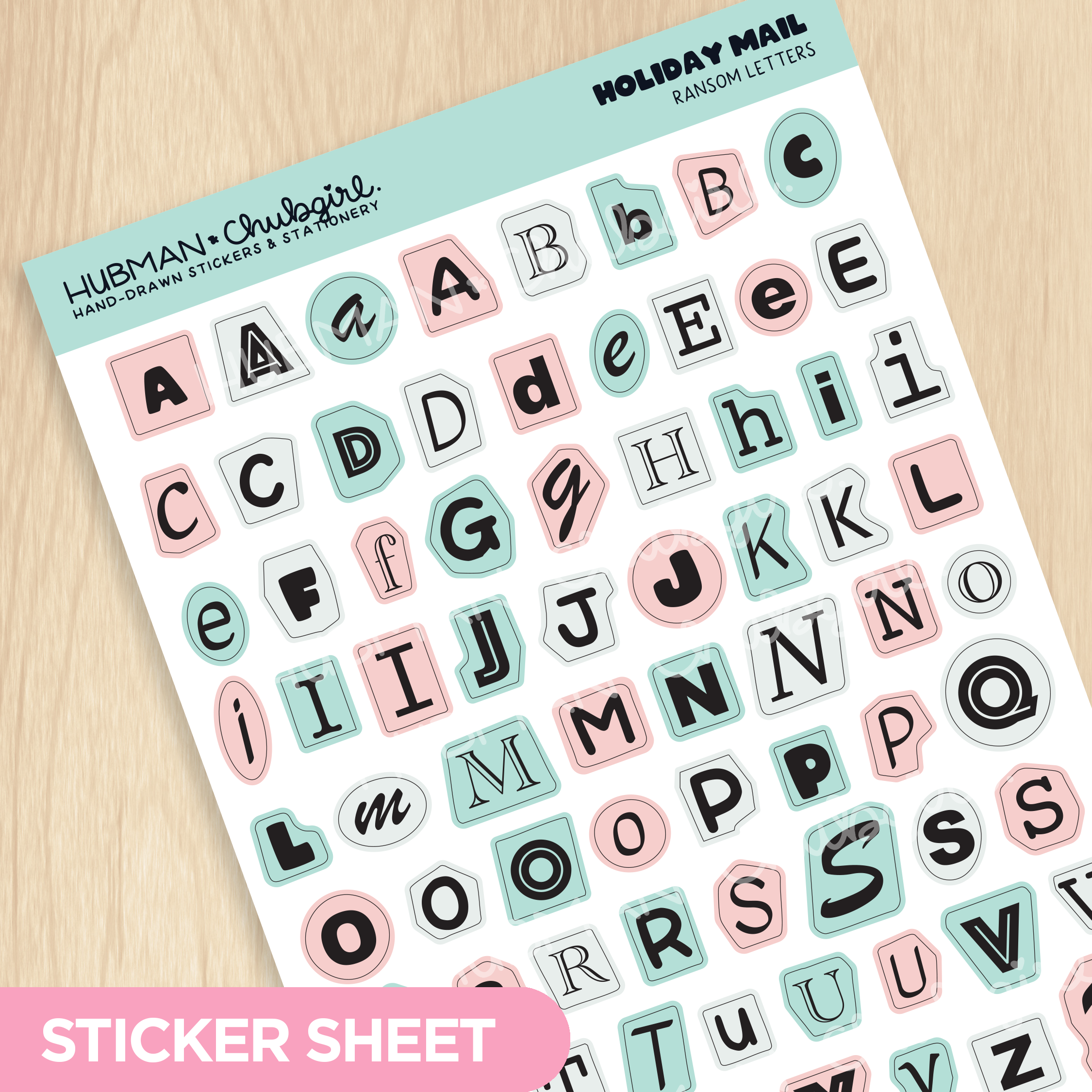 Holiday Happy Mail Ransom Letters