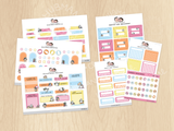 Beach Birds Journaling Extras Sticker Set