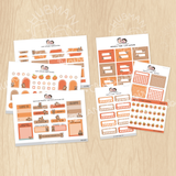 Autumn Capy Journaling Extras Sticker Set