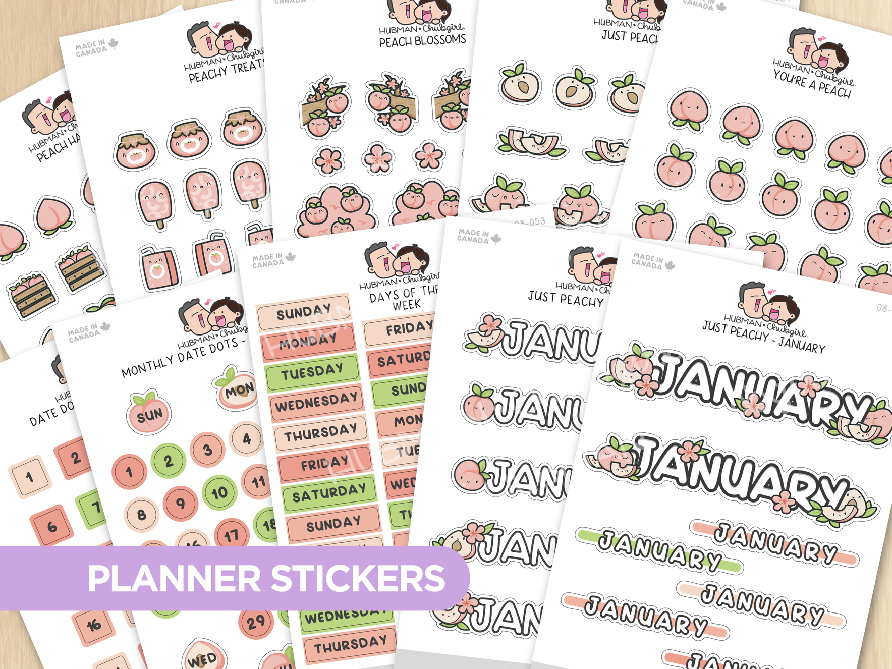 Monthly Sticker Club Hubman And Chubgirl