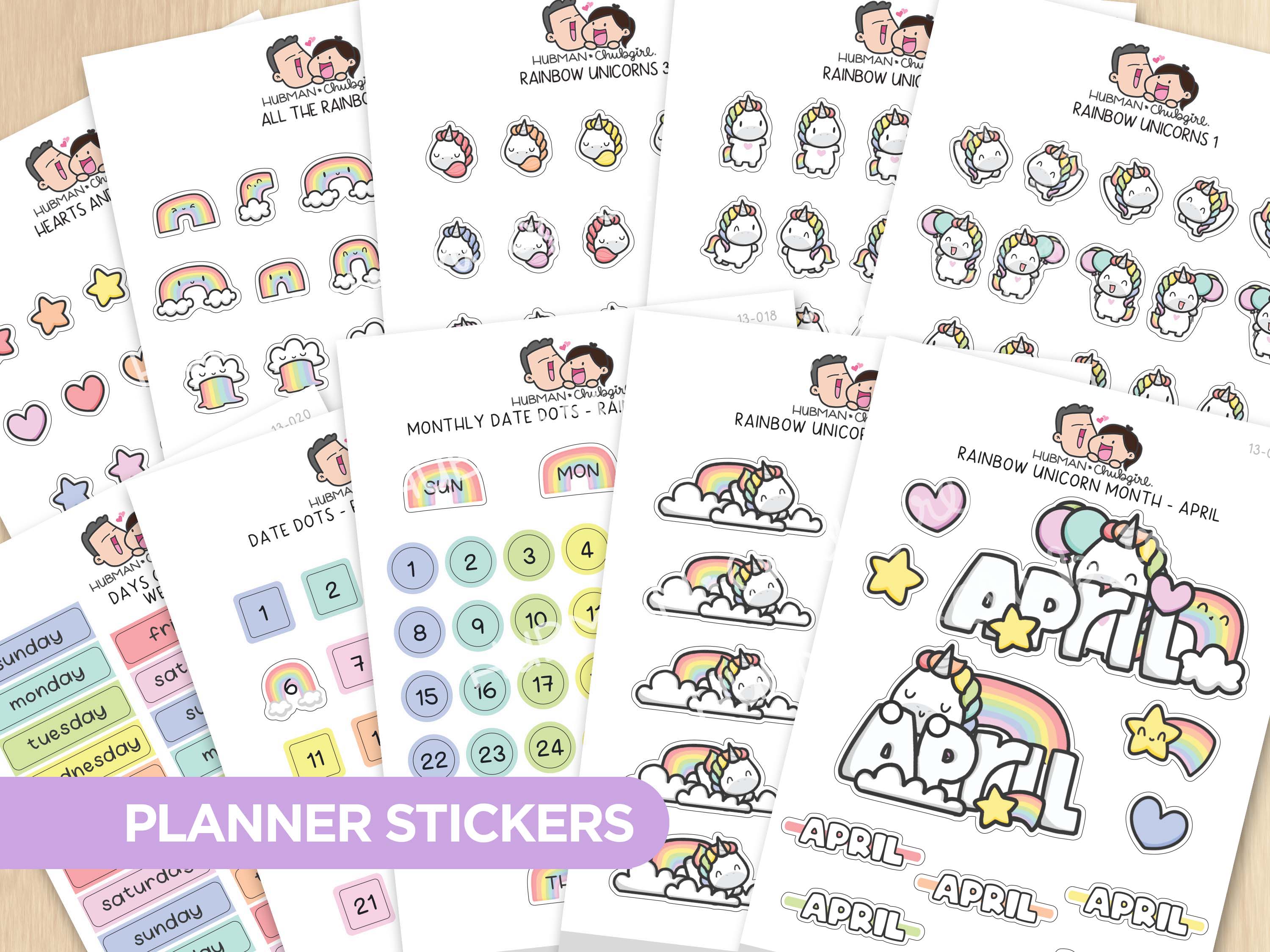 Rainbow Unicorns Journal Pack