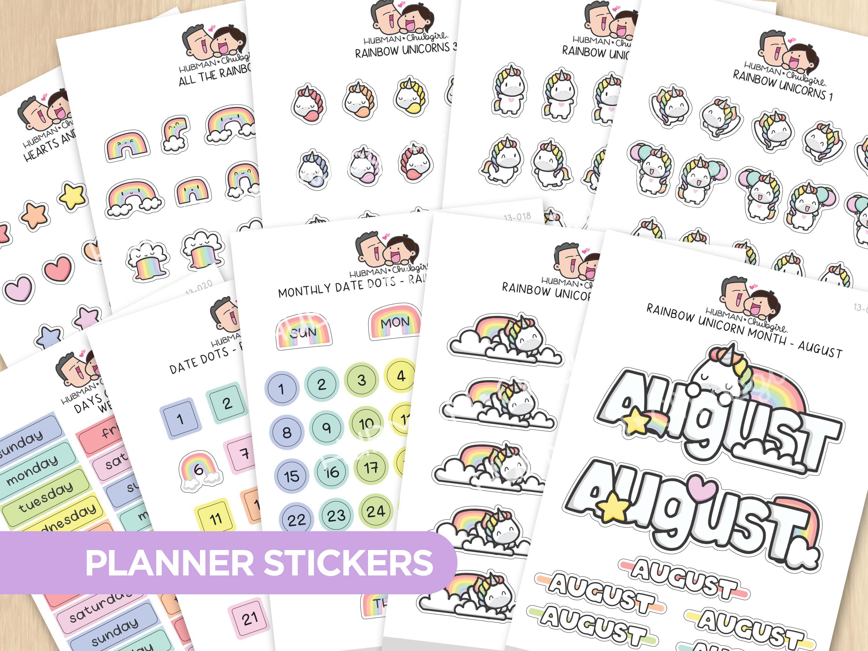 Rainbow Unicorns Journal Pack