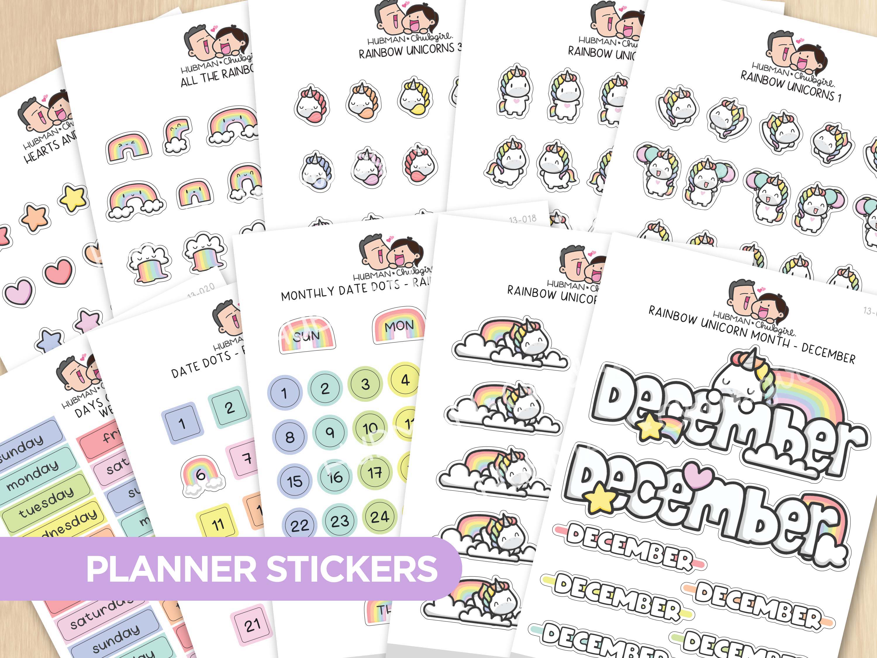 Rainbow Unicorns Journal Pack