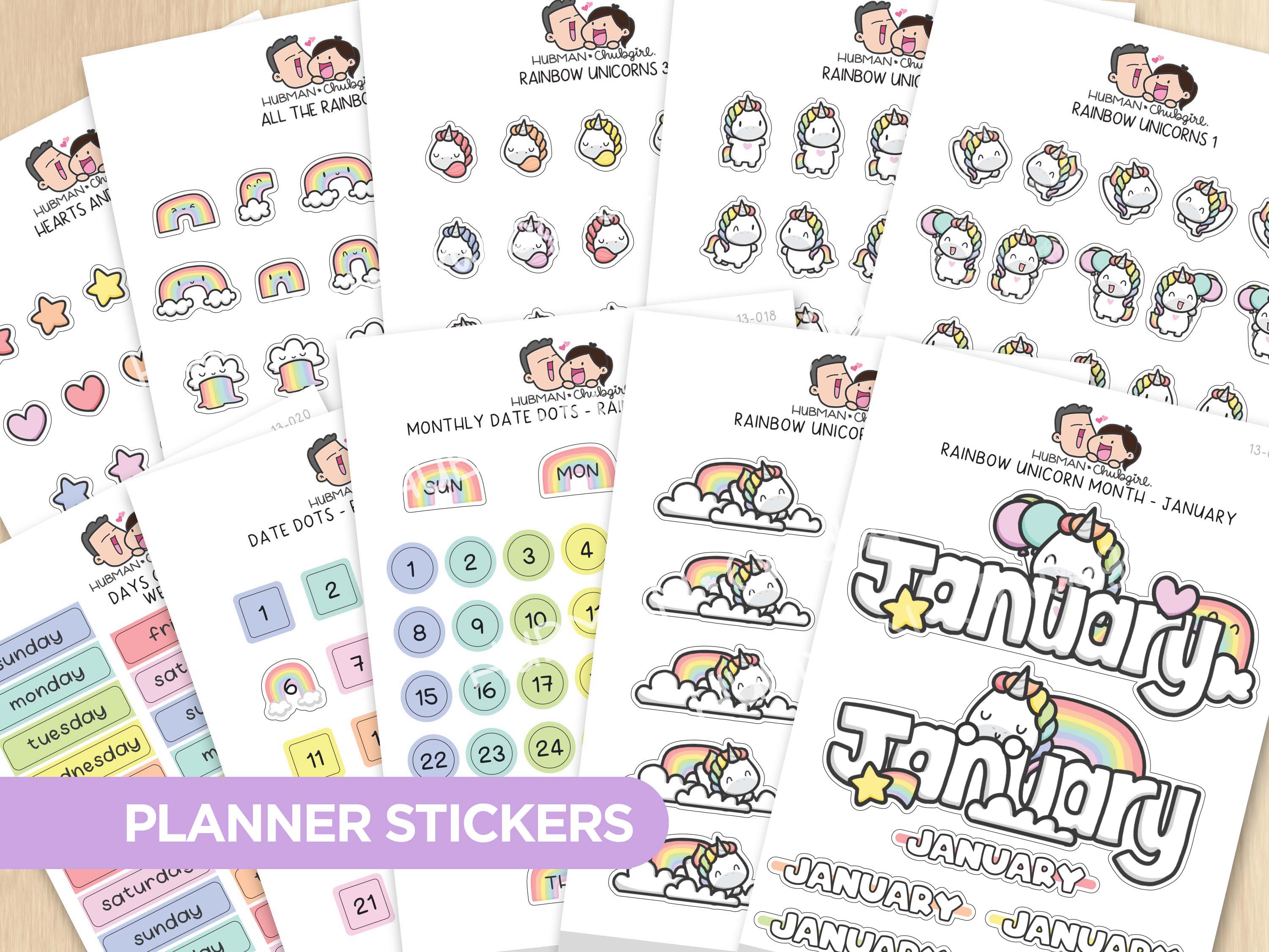 Rainbow Unicorns Journal Pack