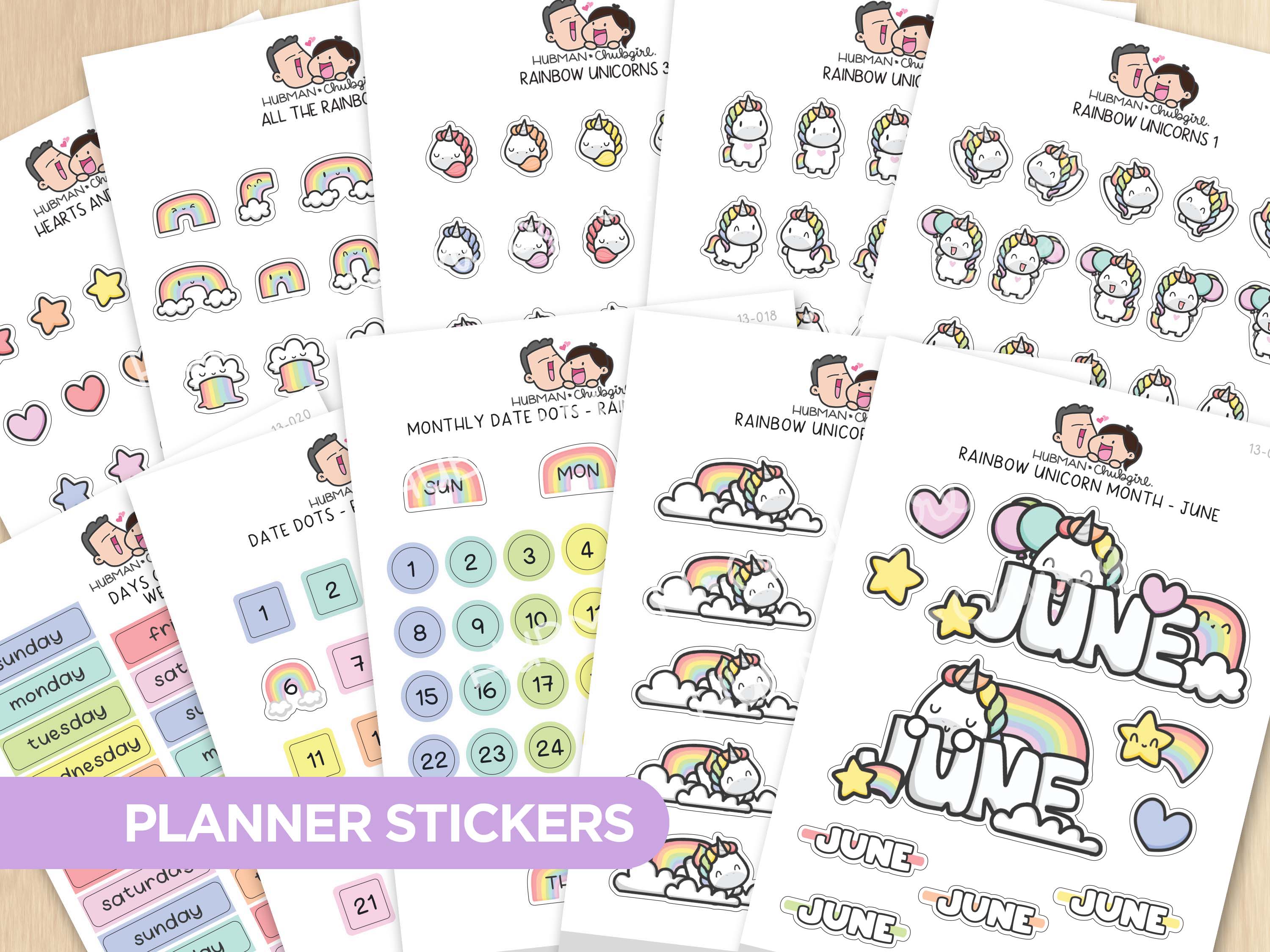 Rainbow Unicorns Journal Pack