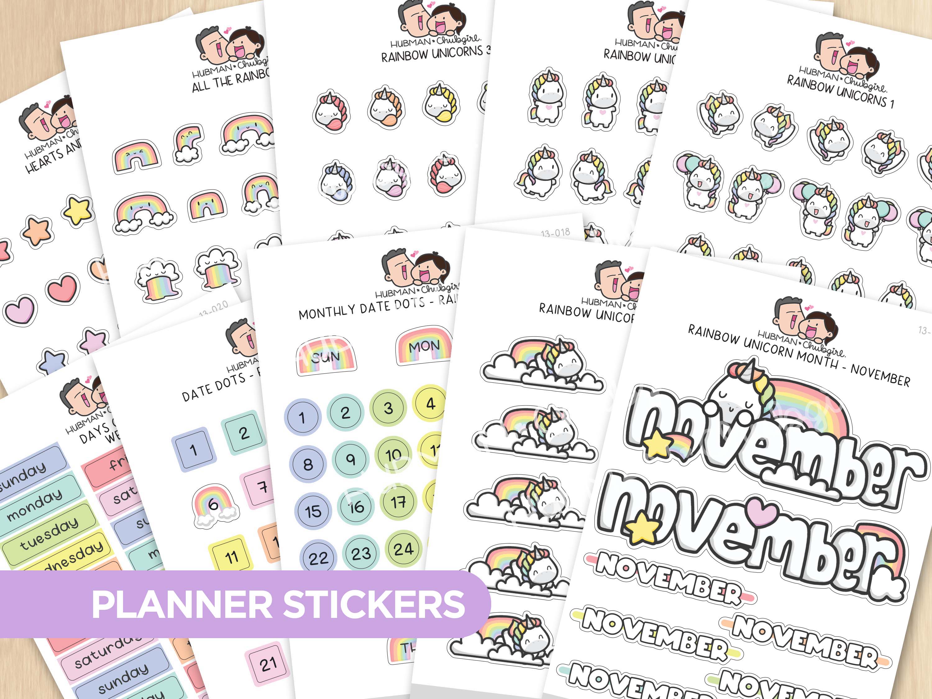 Rainbow Unicorns Journal Pack