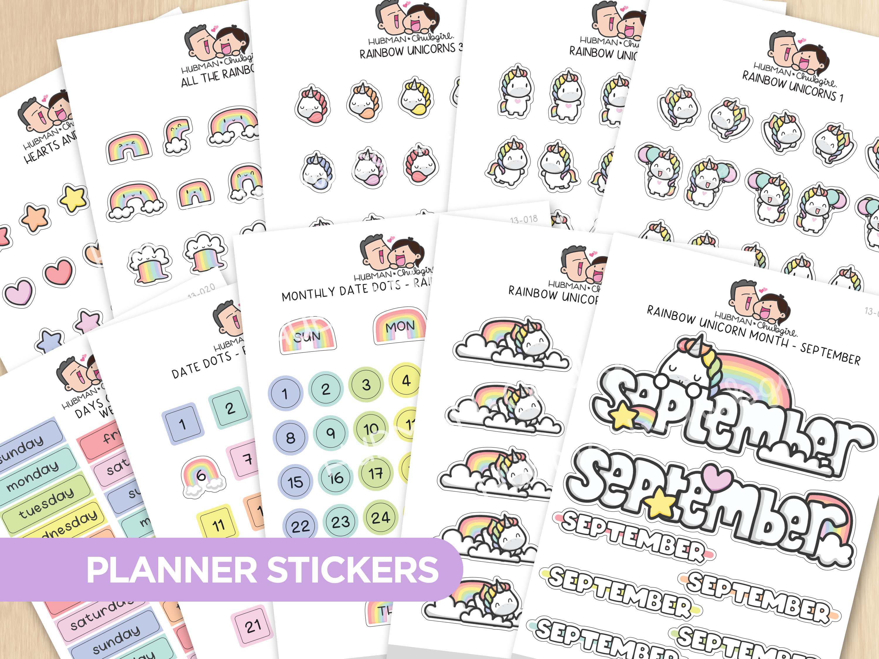 Rainbow Unicorns Journal Pack