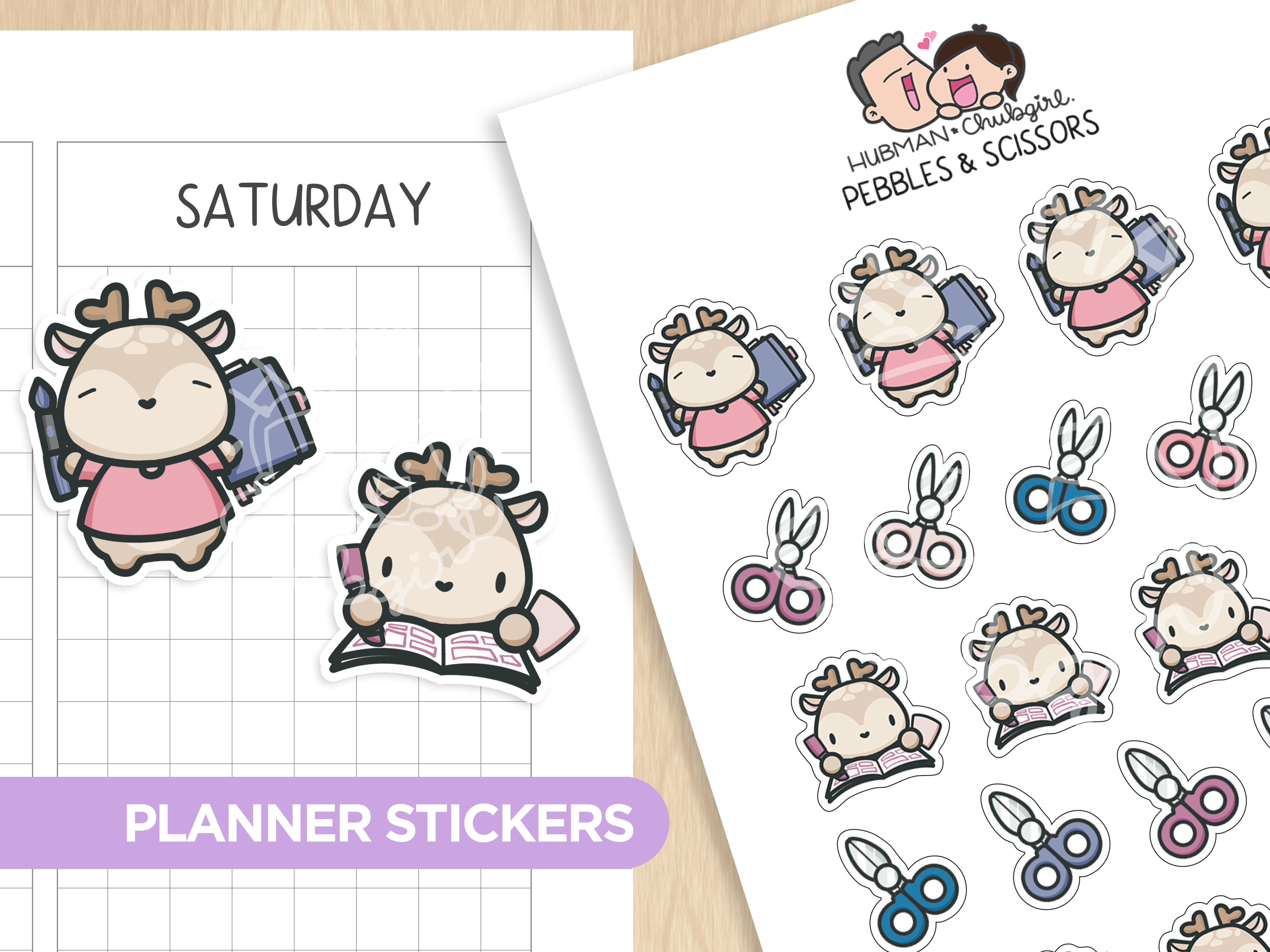 Stationery Buddies Sticker Set