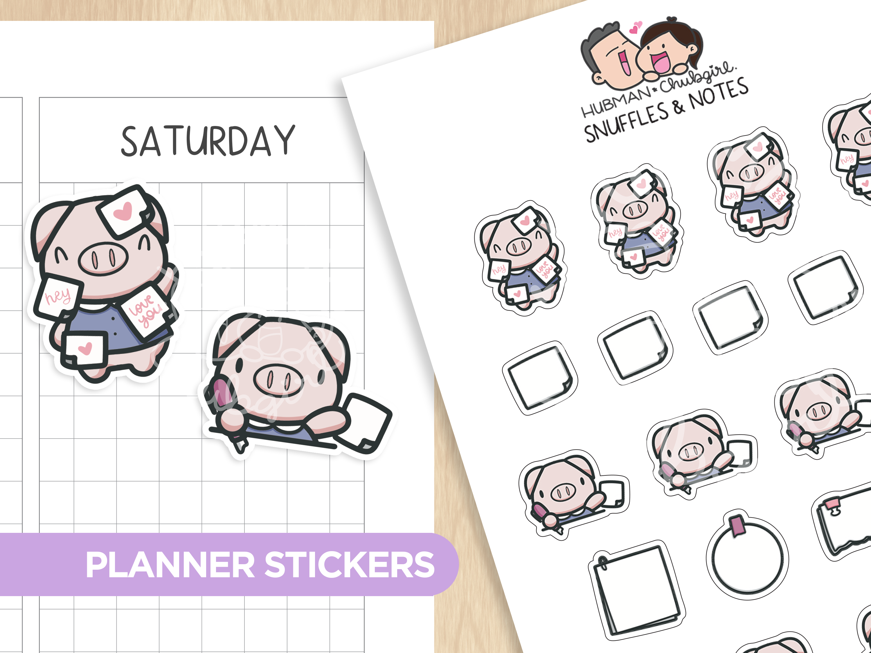 Stationery Buddies Sticker Set