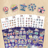 Midnight Carnival Sticker Set