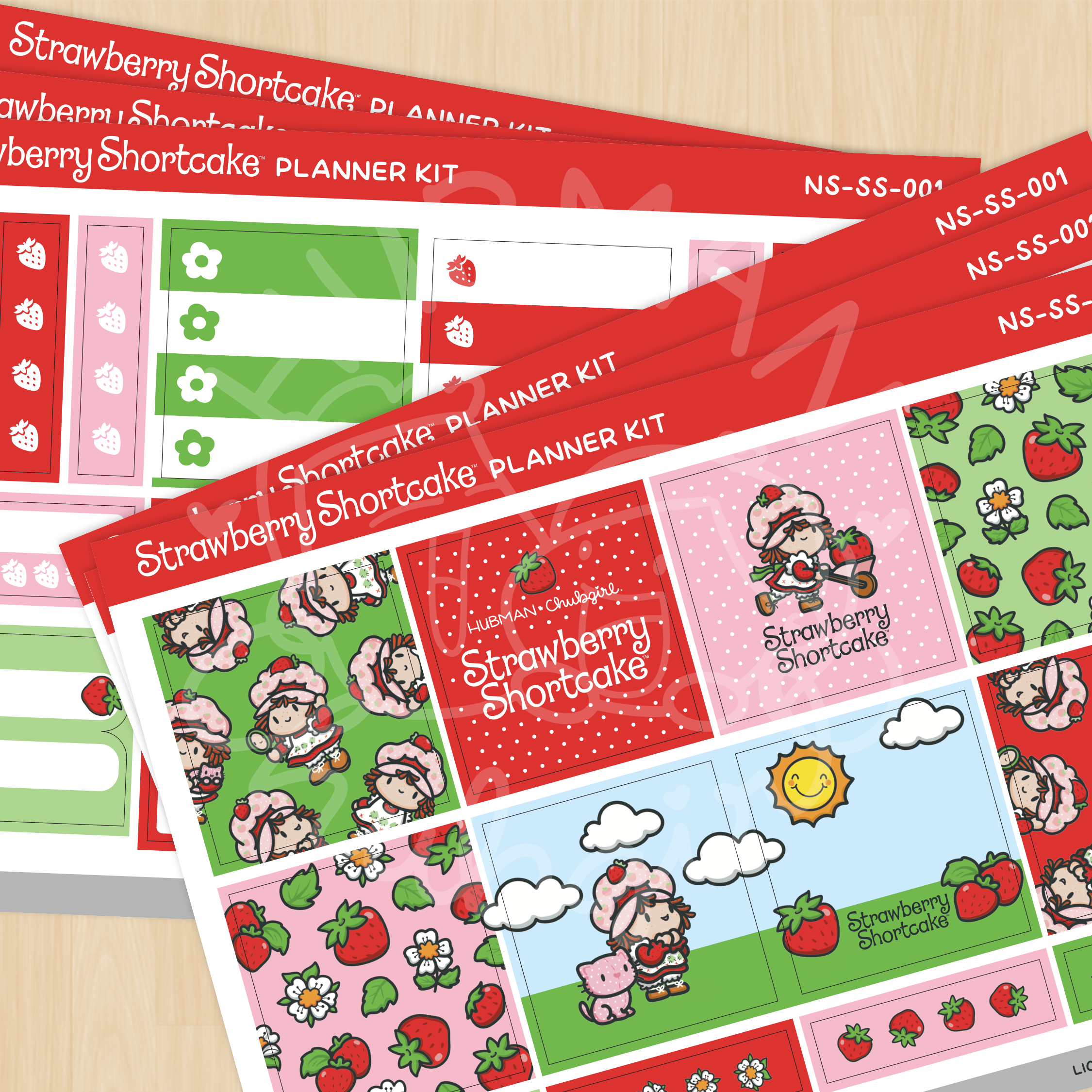 Strawberry Shortcake Planner Kit (Set of 6)