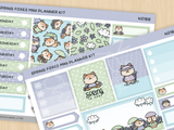 Spring Foxes Mini Planner Kit (Set of 2)