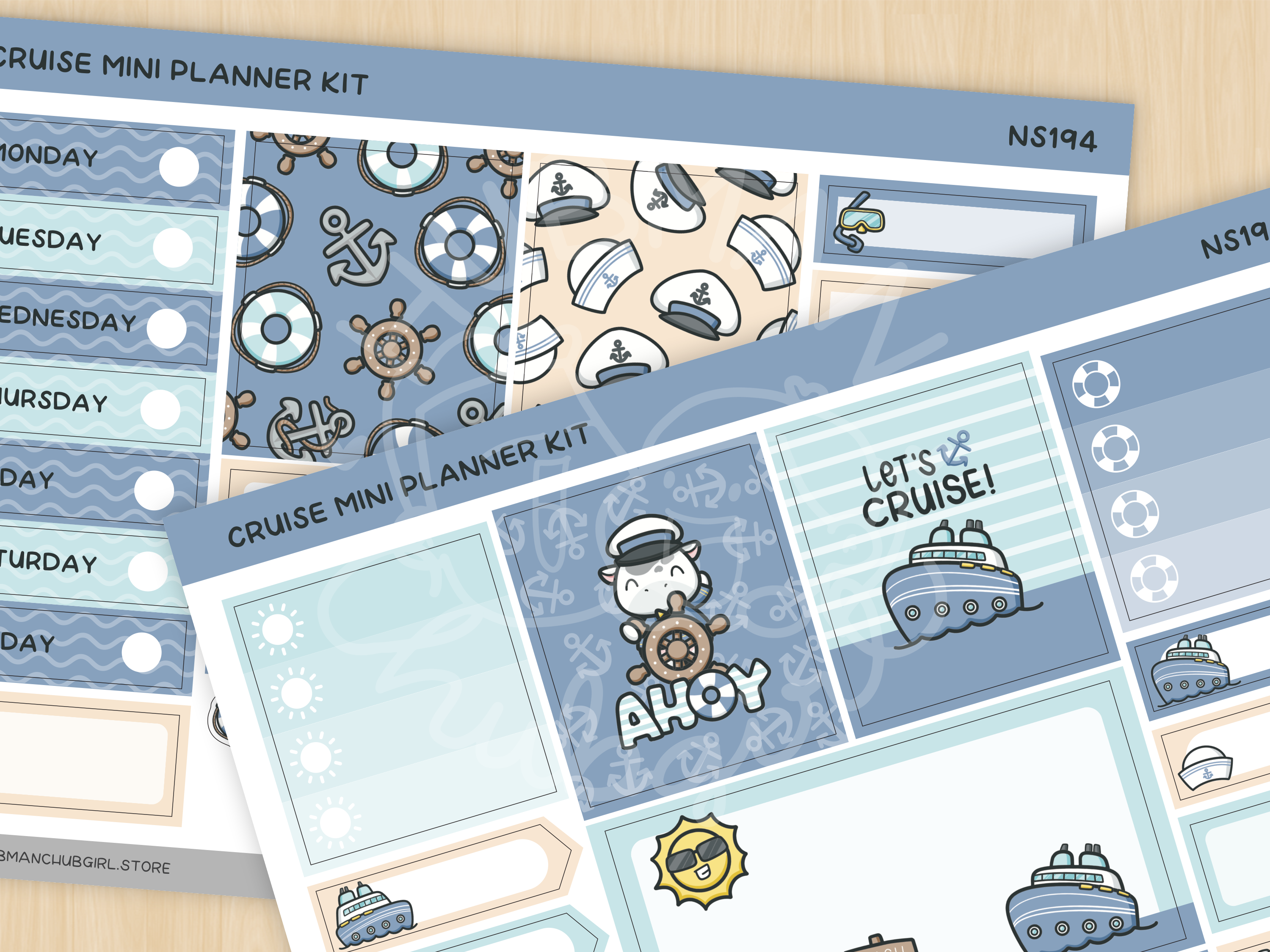 Cruise Mini Planner Kit (Set of 2)