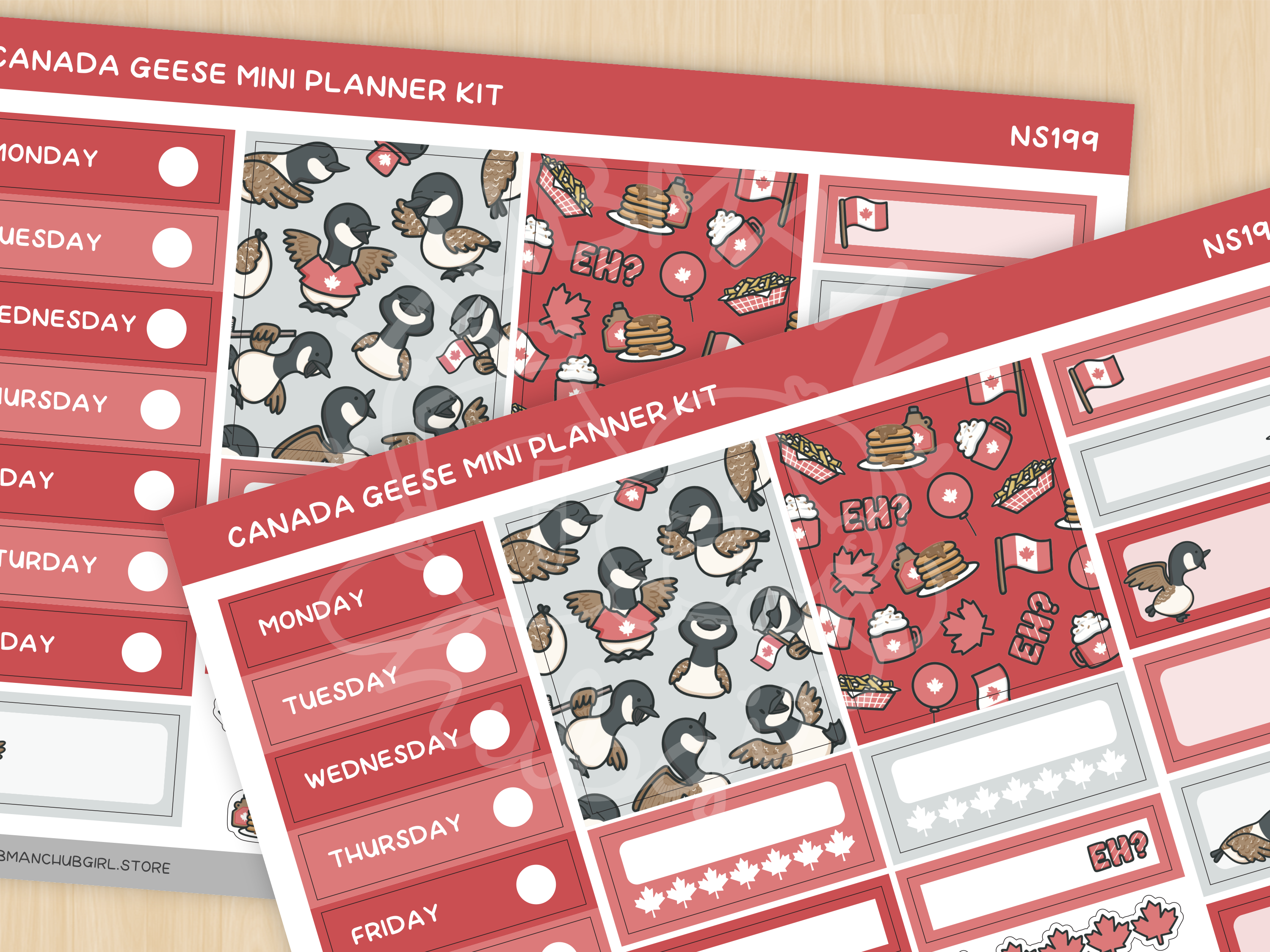 Canada Geese Mini Planner Kit (Set of 2)