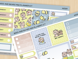 Bees and Bears Mini Planner Kit (Set of 2)