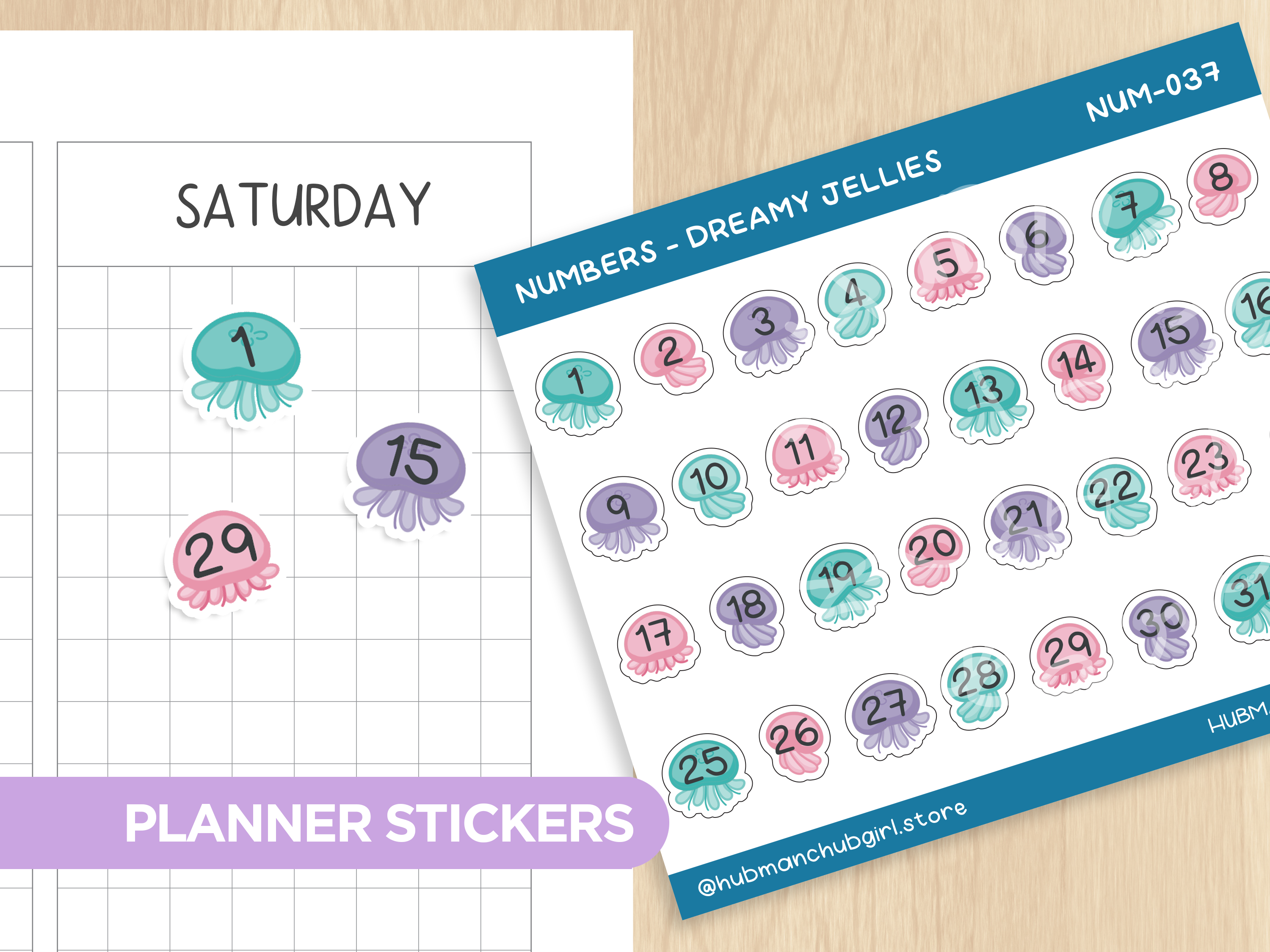 Dreamy Jellies Journaling Add on