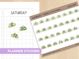 Numbers - Three Little Pigs Planner Stickers