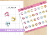 Beach Birds Journaling Extras Sticker Set