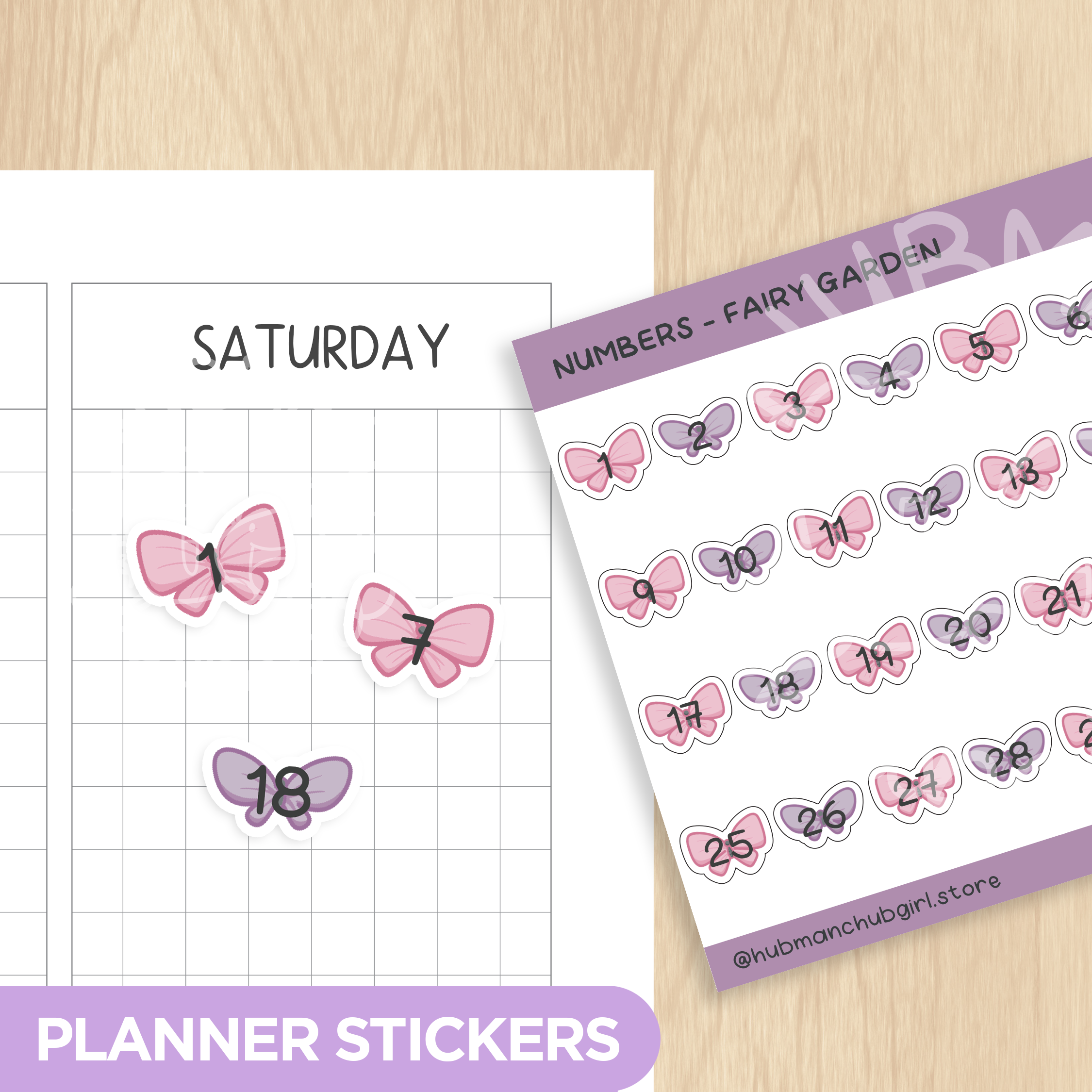 Fairy Garden Journaling Extras Sticker Set
