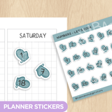 Numbers - Let's Cook Planner Stickers