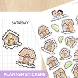 Gingerbread Sticker Set