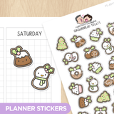 Gingerbread Treats Planner Stickers