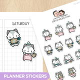 Foxy's Holiday Mail Planner Stickers