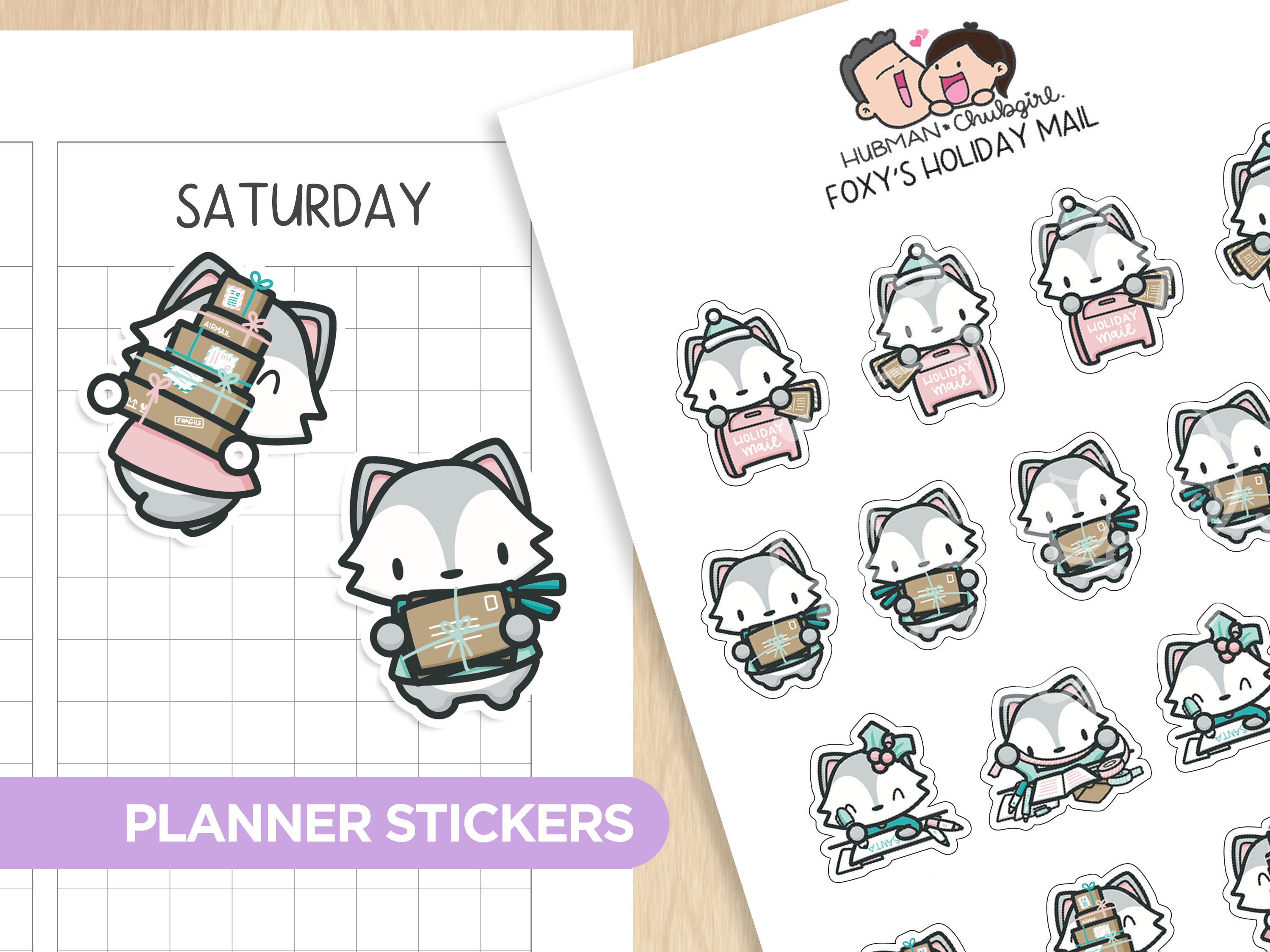 (Pre-order) Holiday Happy Mail Add-On Sticker Set