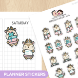 Holiday Happy Mail Sticker Set