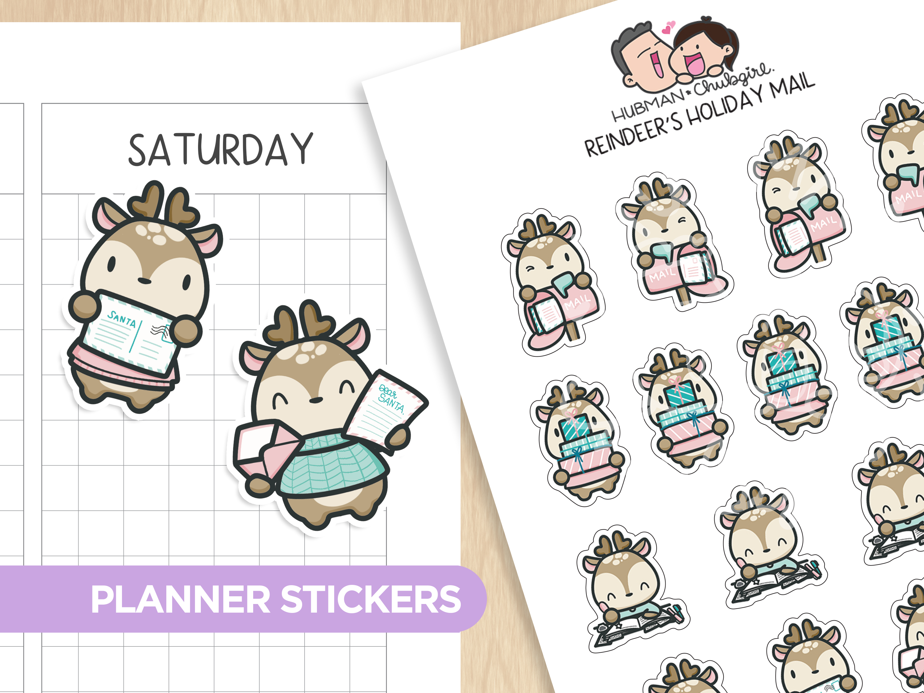 (Pre-order) Holiday Happy Mail Add-On Sticker Set